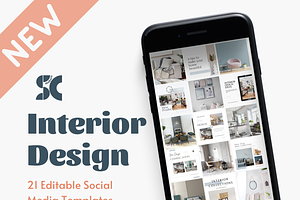 Social Media Template For Interior D