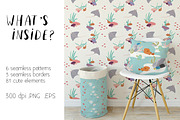 Life Aquatic | Patterns & Graphics, an Animal Illustration by Julia Shvets (Thumbnail 5 of 6)