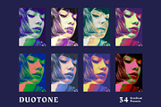 Duotone Gradient Photoshop Effect, a Poster Template by velvetmade.designs (Thumbnail 4 of 10)