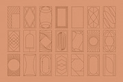 Abstract vector frames and elements, an Object Graphic by Valedi Art (Thumbnail 9 of 16)