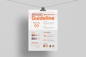 Brand Identity Kit Template, a Stationery Template by ClickPaint_Studio
