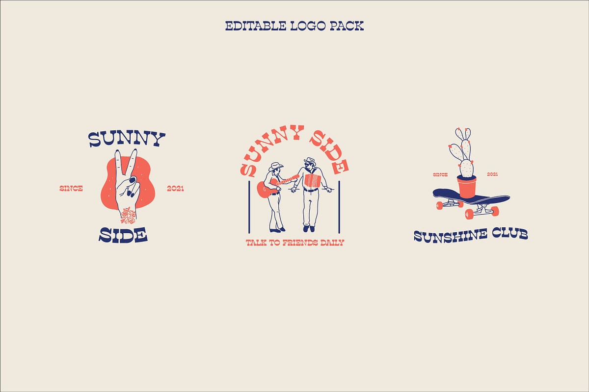 Sunny Side Bundle, an Illustration by ohdeardelgado (Photo 2 of 11)