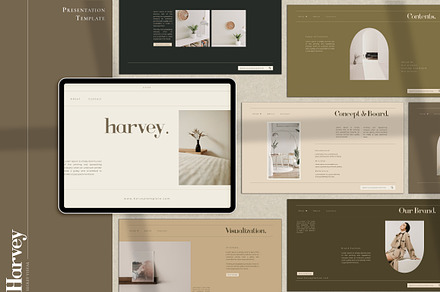 Harvey - PowerPoint Template, a Presentation Template by Secret Visual