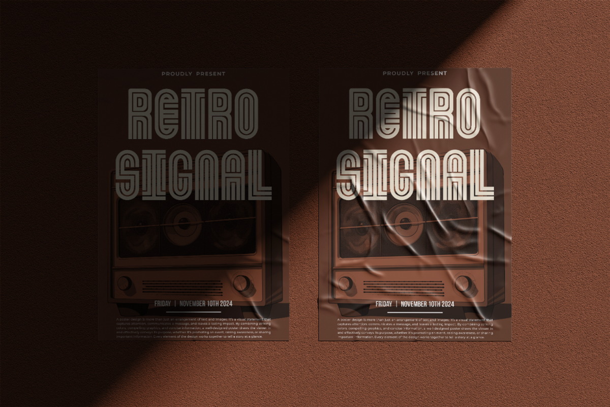 Retromaze Retro Multiline Font, a Font by PutraCetol Studio (Photo 4 of 5)