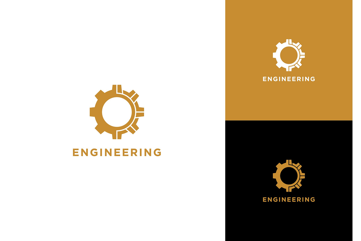 Engineering Gear Option Logo, a Branding & Logo Template by ika trisiana (Photo 1 of 2)