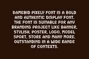 Gamebid Pixely - Game Font, a Sans Serif Font by QR Design Studio (Thumbnail 4 of 6)
