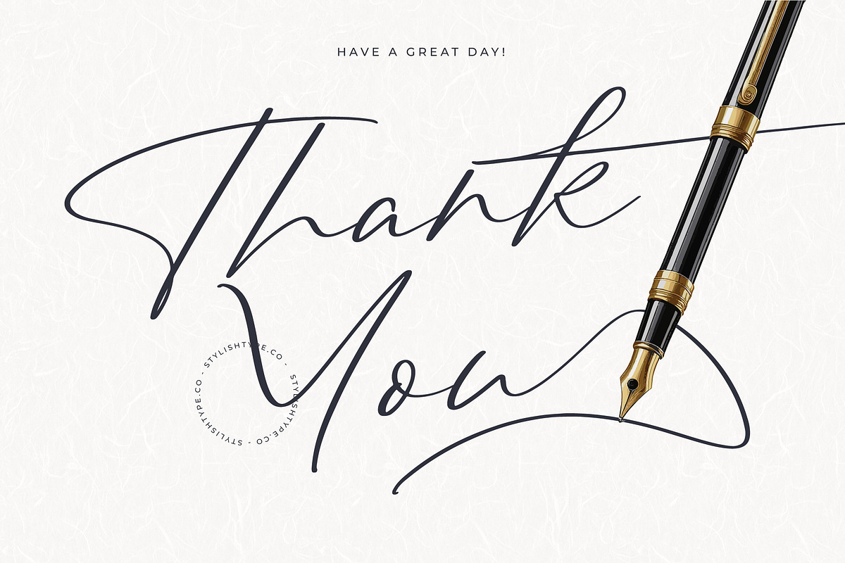 Brington Australi Stylish Signature, a Script Font by stylishtype.co (Photo 20 of 20)