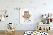 KIDS WALL & FRAMES Mockup Bundle - 2, a Print Template by Yuri-U (Thumbnail 32 of 43)
