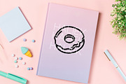 Donut Procreate Stamp Brush Set, a Brush Add-On by HalieKStudio (Thumbnail 4 of 12)