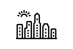 Portland usa black icon, an Outline Icon by Creative priyanka