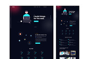 2 in 1 Portfolio Website Design, an UI Kit Template by ArtGalaxy (Thumbnail 3 of 8)