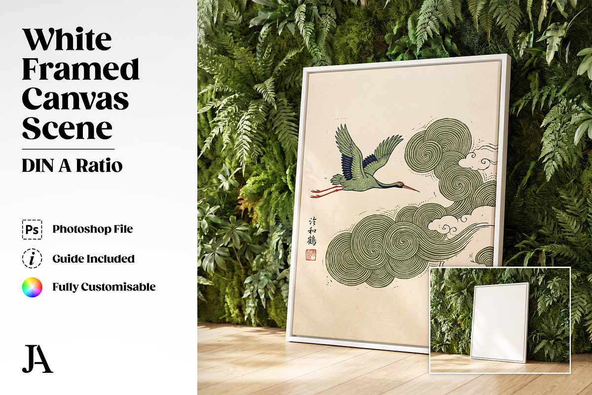 Framed Canvas Mockup Bundle PSD, a Household Mockup by Julian Adams (Photo 25 of 35)