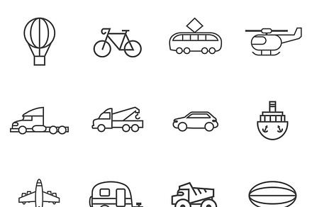 Set variety of transport lines