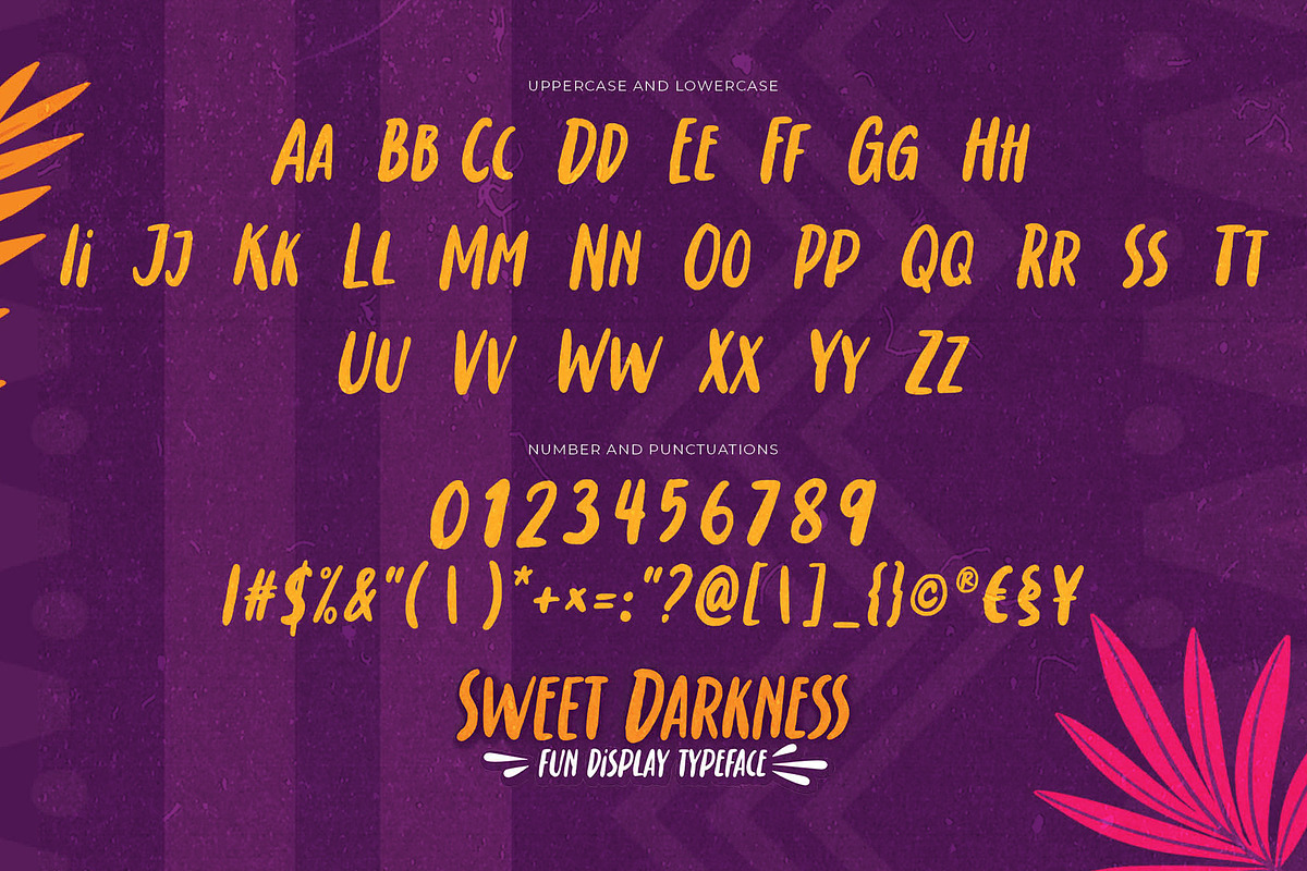 Sweet Darkness - Fun Display Typefac, a Font by Gassstype (Photo 6 of 8)