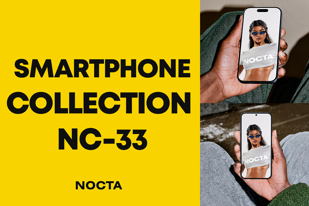 Smartphone Mockup Collection NC-33, a Device Mockup by NOCTA SUPPLY (Photo 1 of 4)