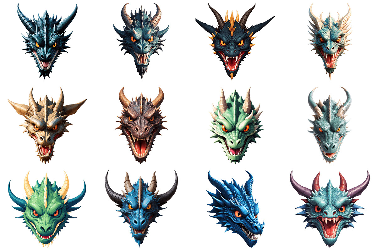 Dragon Head Png, an Illustration by Forhadx5 (Photo 5 of 7)