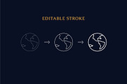 Space Illustration - monoline, an Illustration by Lightsense (Thumbnail 6 of 9)