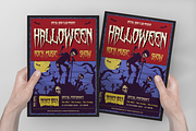 Halloween Rock Music Show Flyer, a Flyer Template by Annora Studio (Thumbnail 4 of 5)
