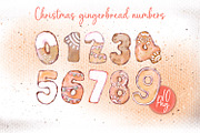 Christmas gingerbread alphabet, a Food Illustration by Shabbypie (Thumbnail 4 of 12)