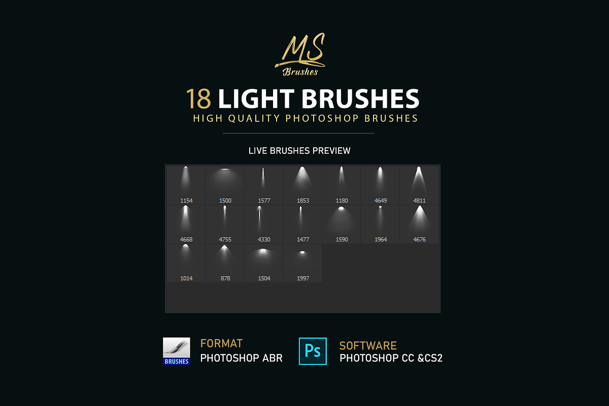 Light Photoshop Brushes, a Brush Add-On by Mohamed Saber (Photo 3 of 3)