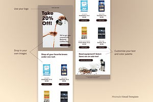 Coffee ECommerce Email Template