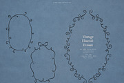 60 Vintage Flourish Frames, a Decorative Illustration by PeDe Designs (Thumbnail 3 of 11)