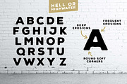 Hell or Highwater - Sans Serif Font, a Sans Serif Font by RyanBowlesDesign (Thumbnail 4 of 6)