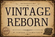 Vintage Reborn, a Slab Serif Font by Limited.studio (Thumbnail 1 of 5)