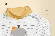 Toddler Turtle Neck Tshirt Mockup, a Shirt Mockup by Designertale (Thumbnail 6 of 11)