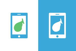 Gallbladder and phone logo, a Technology Illustration by GraphiShop