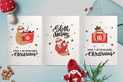 Sloth illustration. Christmas animal, an Animal Illustration by Lettering_Logo (Thumbnail 4 of 7)