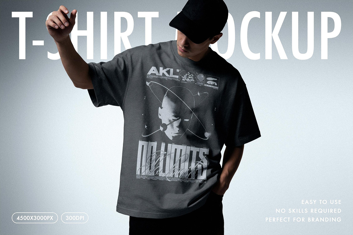 Apparel Branding T-Shirt Mockup, an Advertising Mockup by Design Squad (Photo 1 of 4)