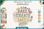 Kitchen Quotes Sublimation Bundle, a Decorative Illustration by Actual Pixel (Thumbnail 2 of 12)