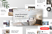 Hotel Booking PowerPoint Template, a Presentation Template by MtvtdArt (Thumbnail 1 of 6)