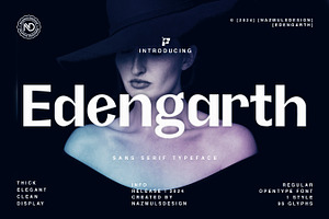 Edengarth | Sans Serif Typeface