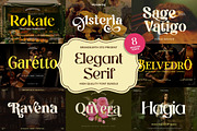Elegant Serif – 8 Font Bundle, a Serif Font by Brand Earth (Thumbnail 1 of 10)