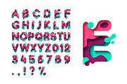 PAPER style OTF-SVG Font, a Symbol Font by Modern vector (Thumbnail 4 of 10)