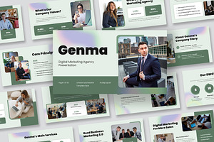 Digital Marketing Agency Keynote, a Presentation Template by Fit-tee