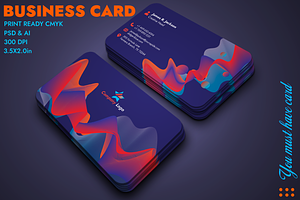 Attractive Business Card Template, a Business Card Template by Bibek