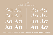Saldo | Font Family, a Sans Serif Font by Larin Type Co. (Thumbnail 9 of 15)