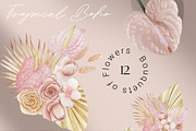 Tropical BOHO Watercolor Collection, a Decorative Illustration by Letters-Shmetters (Thumbnail 2 of 10)