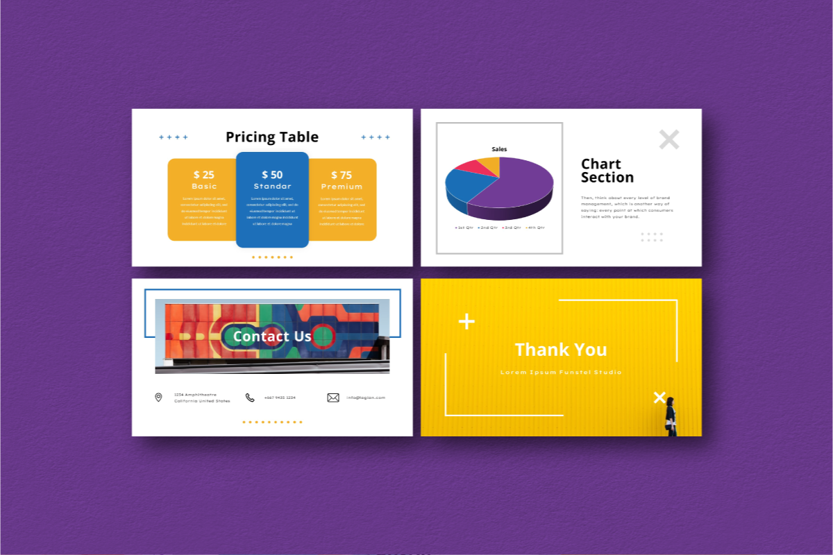 Funstel Google Slide Template, a Presentation Template by Inkofert (Photo 8 of 10)