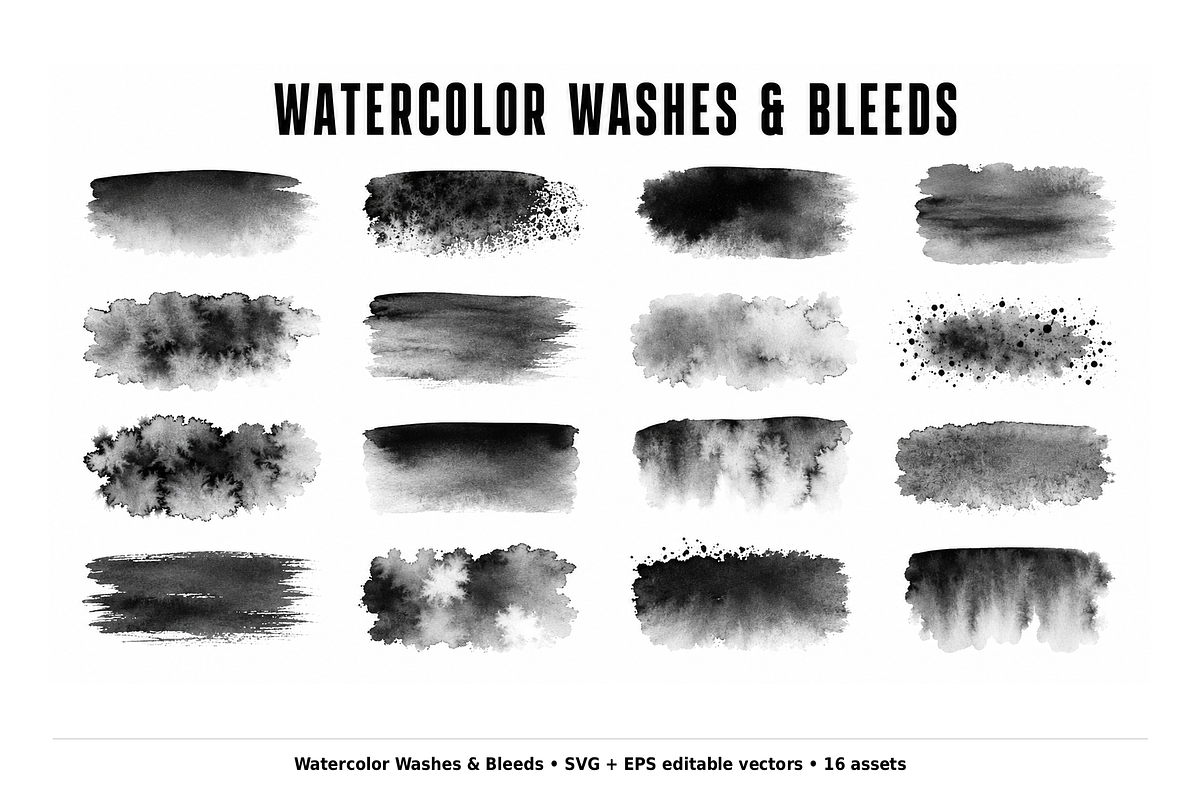 204 Ink Texture Vector Brushes, a Brush Add-On by ZinetroN (Photo 10 of 13)