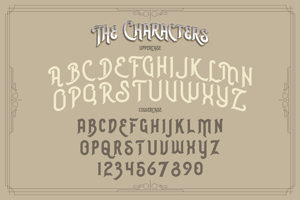 Nusantara Layered Typeface preview 2