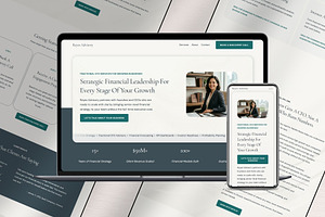 Financial Advisor Website Template