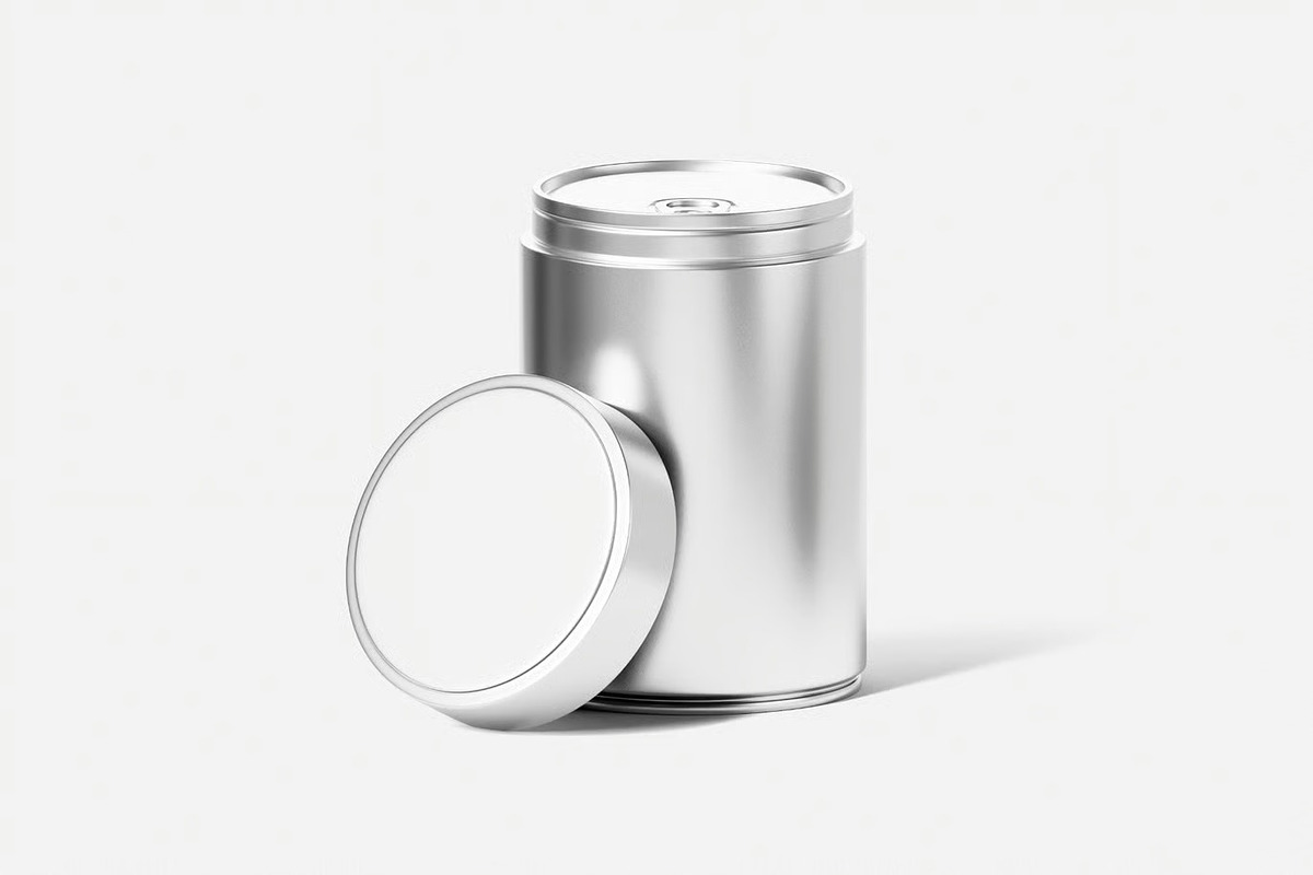 Coffee Tin Can Mockup, a Product Mockup by zpackcreative (Photo 3 of 4)