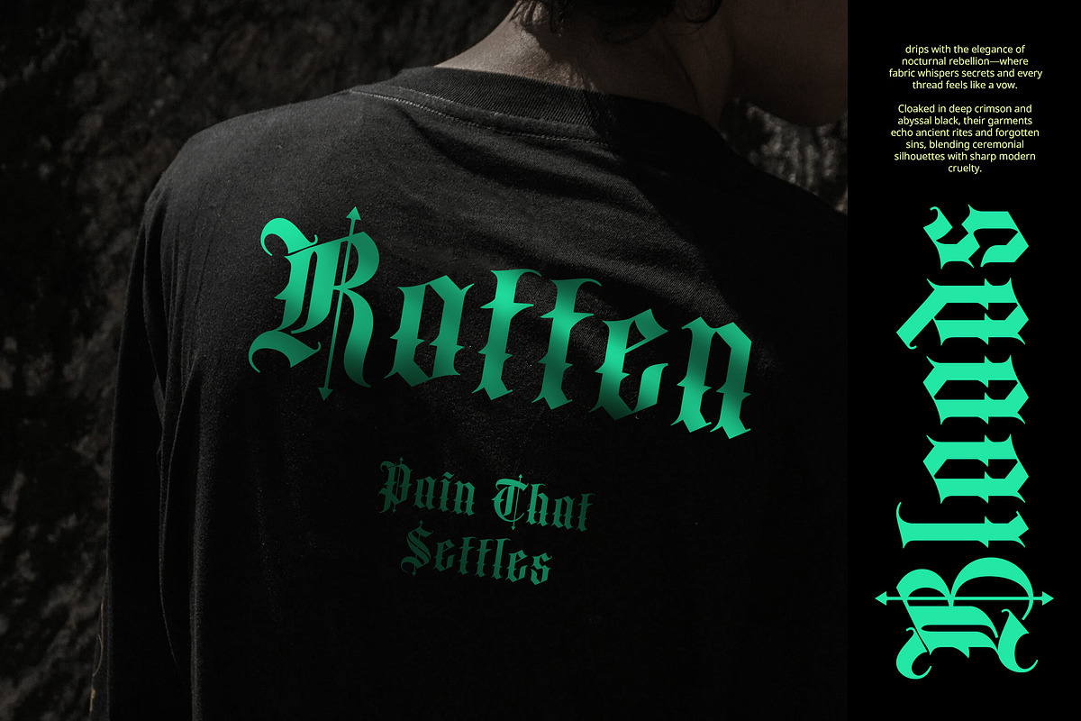 CS Ruslan – Blackletter Font, a Blackletter Font by Craft Supply Co. (Photo 7 of 8)