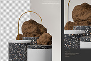 5 Podium with Transparent Background, a Background Graphic by faustudio (Thumbnail 4 of 7)