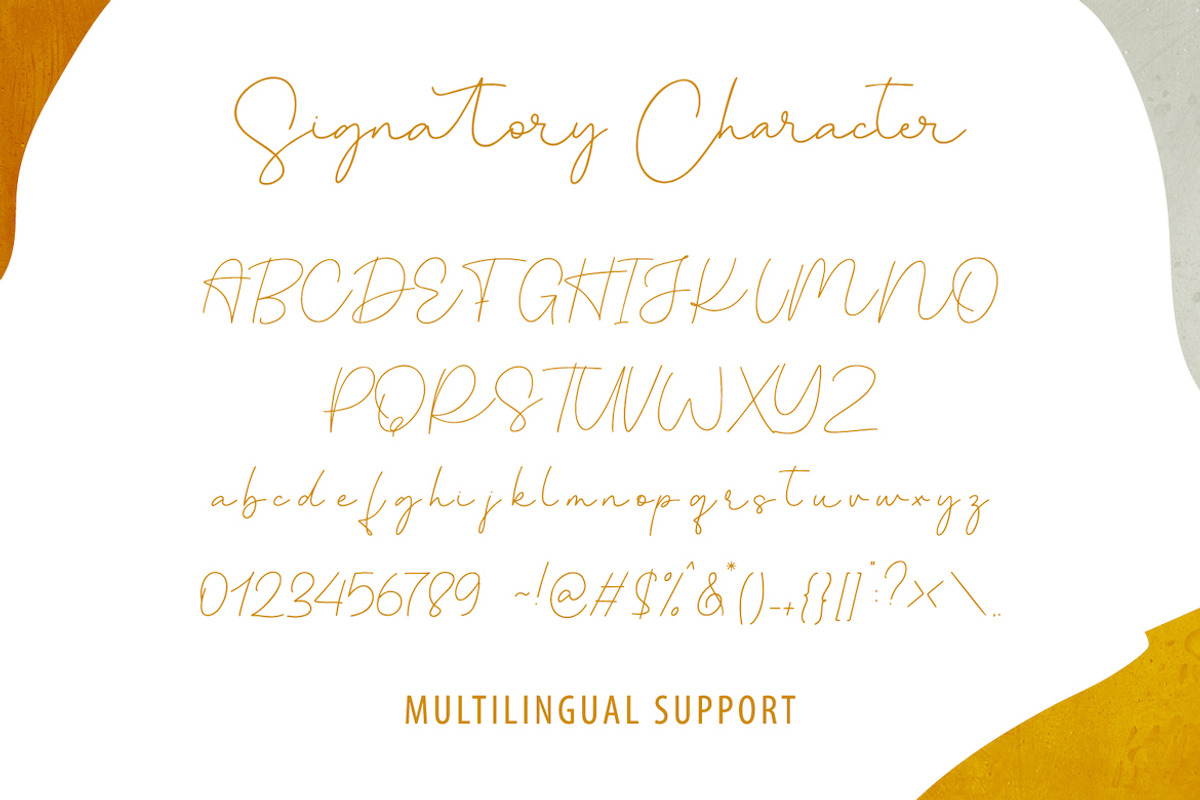 Signatory Handwriting Signature Font, a Handwritten Font by CreateBigSupply (Photo 5 of 11)