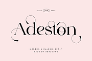 Adeston, a Serif Font by Sealoung (Thumbnail 1 of 11)